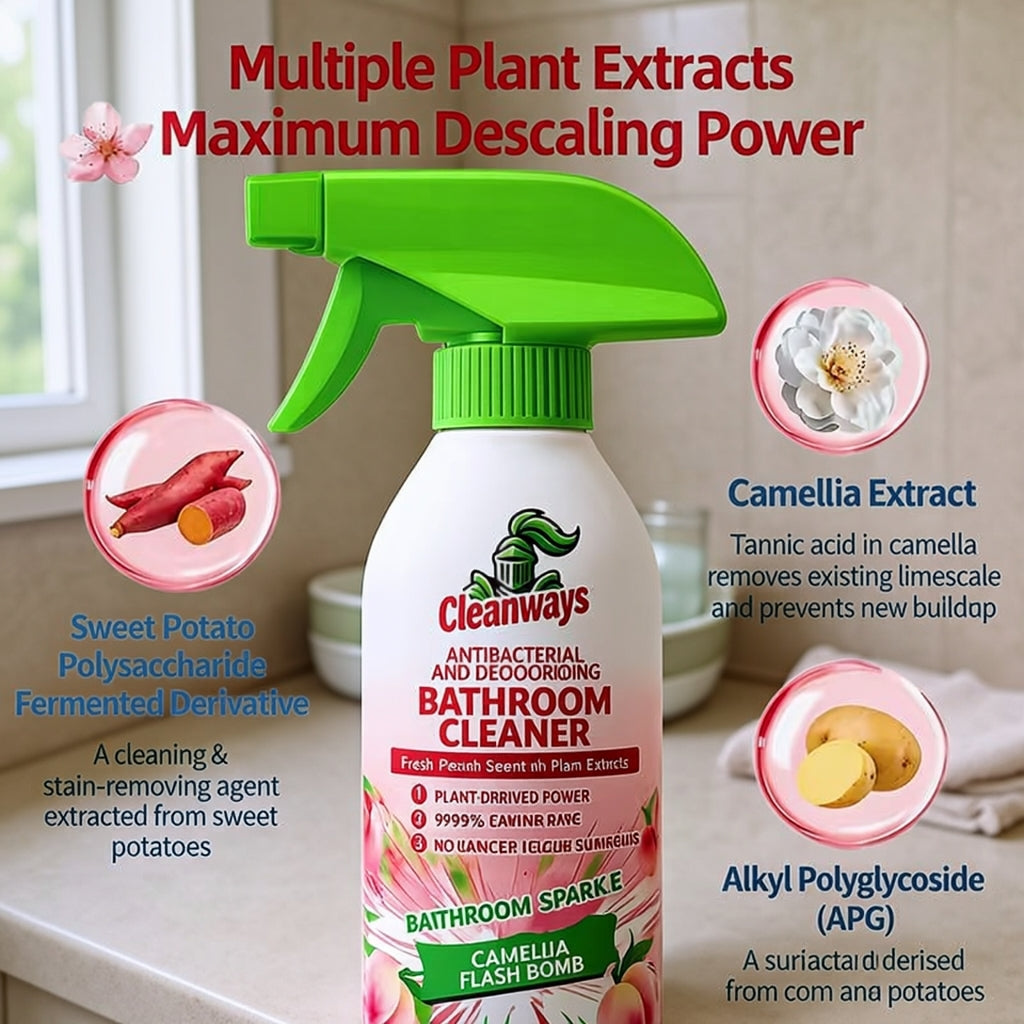 🧼Powerful Grime Removal & Deodorizer with Refreshing Peach Oolong Scent🦠-XXS