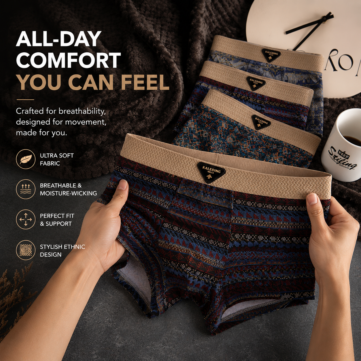 5 Boxer Briefs — Perfect everyday rotation