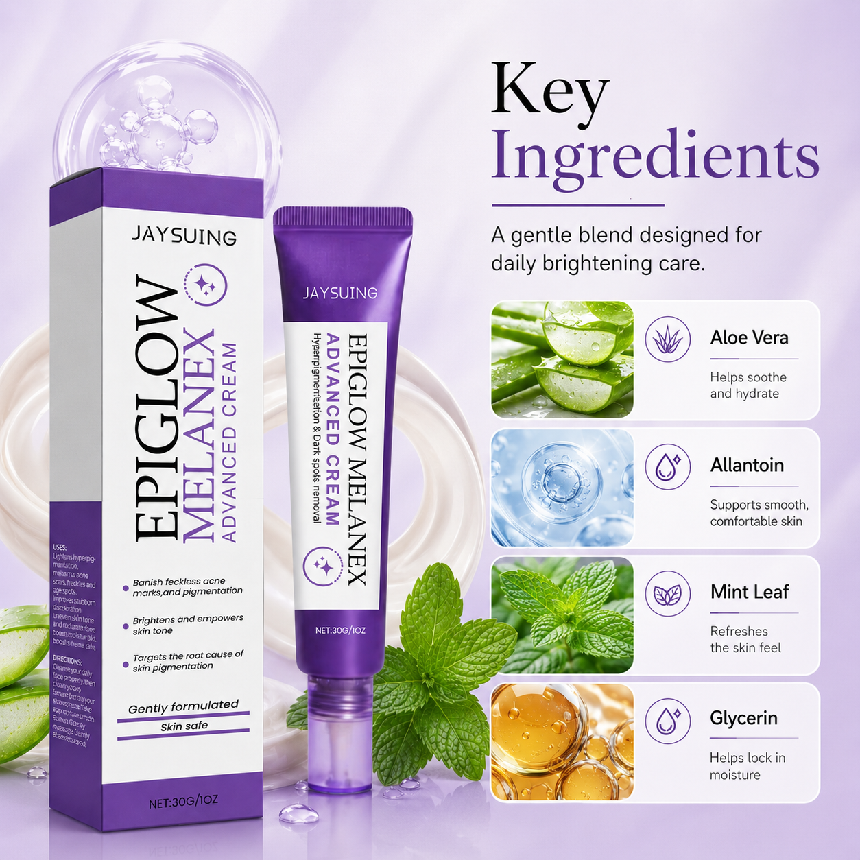 Fade the Look of Freckles & Dark Spots for a Brighter, More Even Glow-JY