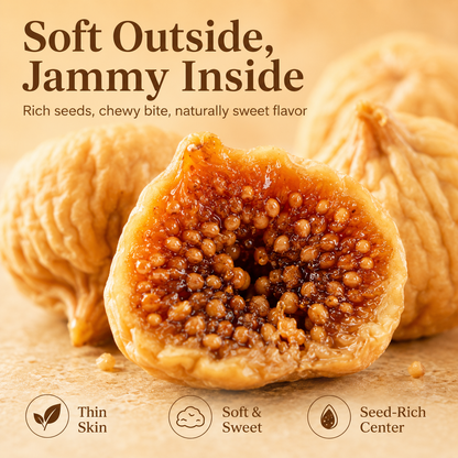 Premium Sun-Dried Figs – Soft, Sweet & Naturally Jammy in Every Bite-JY