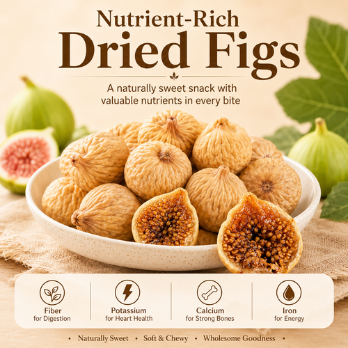 Premium Sun-Dried Figs – Soft, Sweet & Naturally Jammy in Every Bite-JY