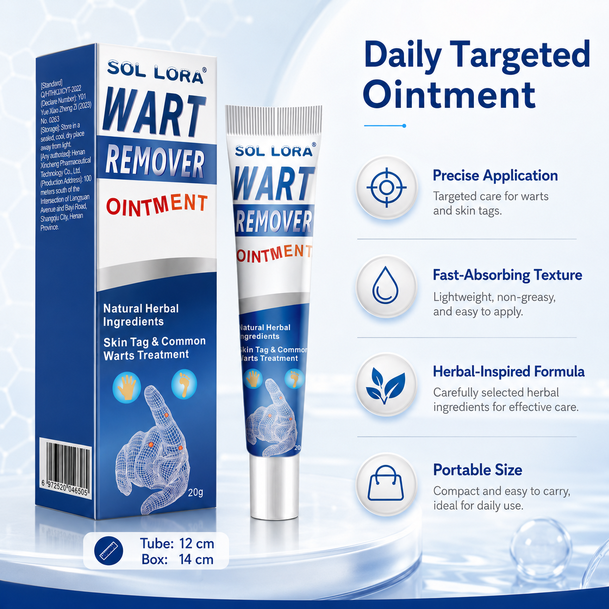 Targeted Wart & Skin Tag Care with Herbal-Inspired Formula-JY