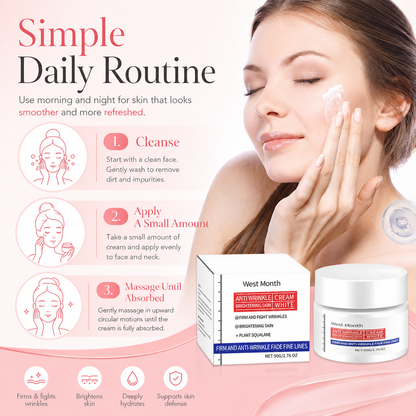 Anti-Wrinkle Brightening Cream ✨ Restore Younger-Looking Radiance 💙 Firm, Smooth & Hydrate Your Skin-JY