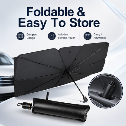 Car Windshield Sunshade Umbrella ☀️ Keep Your Car Cooler & Protect Your Interior With Full UV Coverage-JY