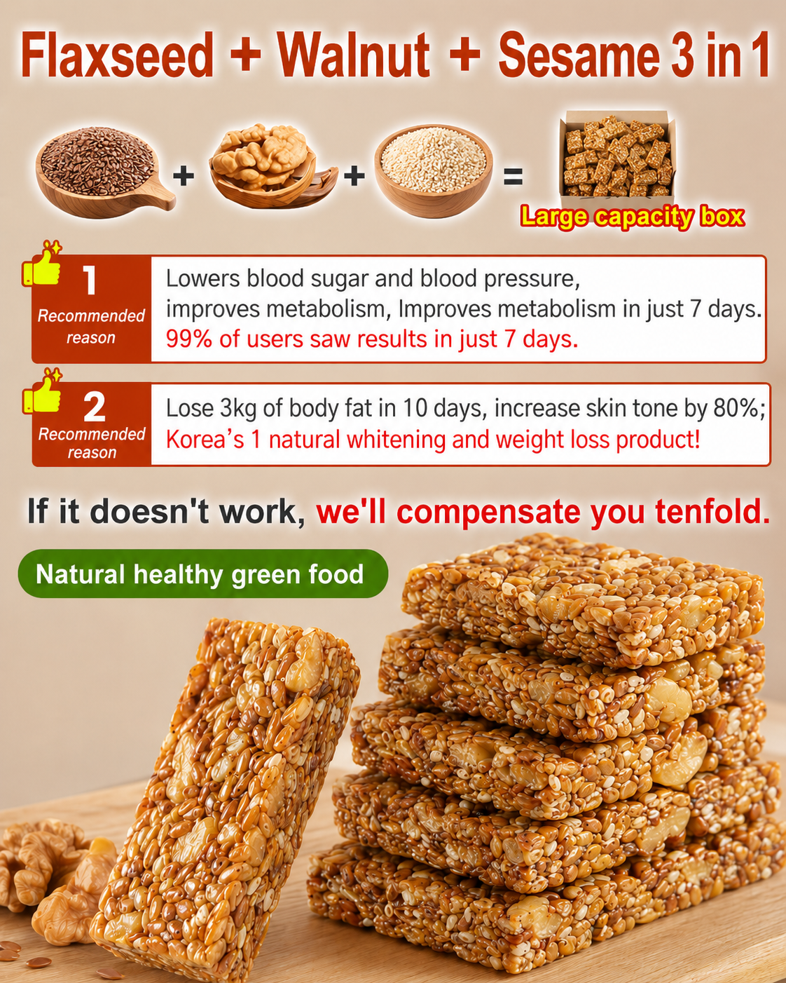 Flaxseed Walnut Crisps – Crunchy, Nutty & Satisfying Snack for Every Bite-JY