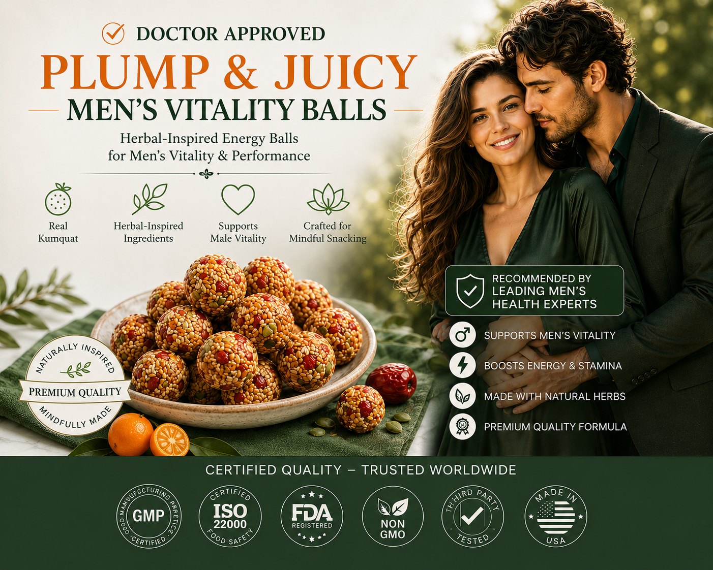 💪Red Date Goji Flaxseed Nut Balls –🥰Bring your bodyback to its youthful prime!-AUX