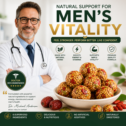 💪Red Date Goji Flaxseed Nut Balls –🥰Bring your bodyback to its youthful prime!-AUX
