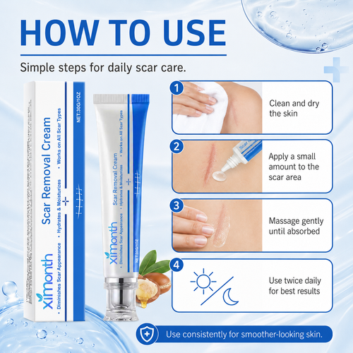 Scar Removal Cream – Smooth, Hydrate & Improve the Look of Scars-HJY