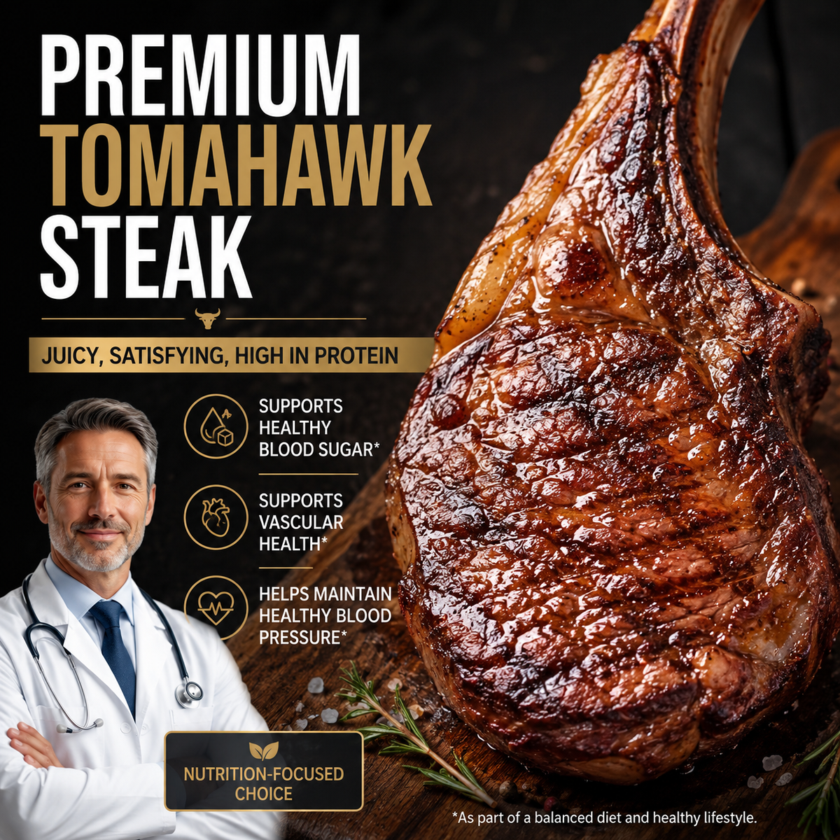 Premium Japanese Wagyu Tomahawk Steak | Slow Roasted, Ultra Tender & Juicy-SUY