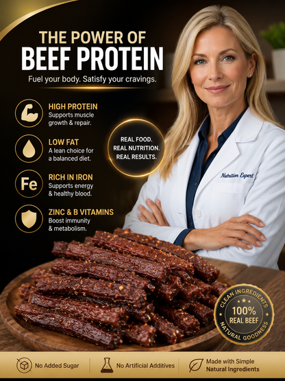 Premium Grass-Fed Angus Beef Jerky-SUY