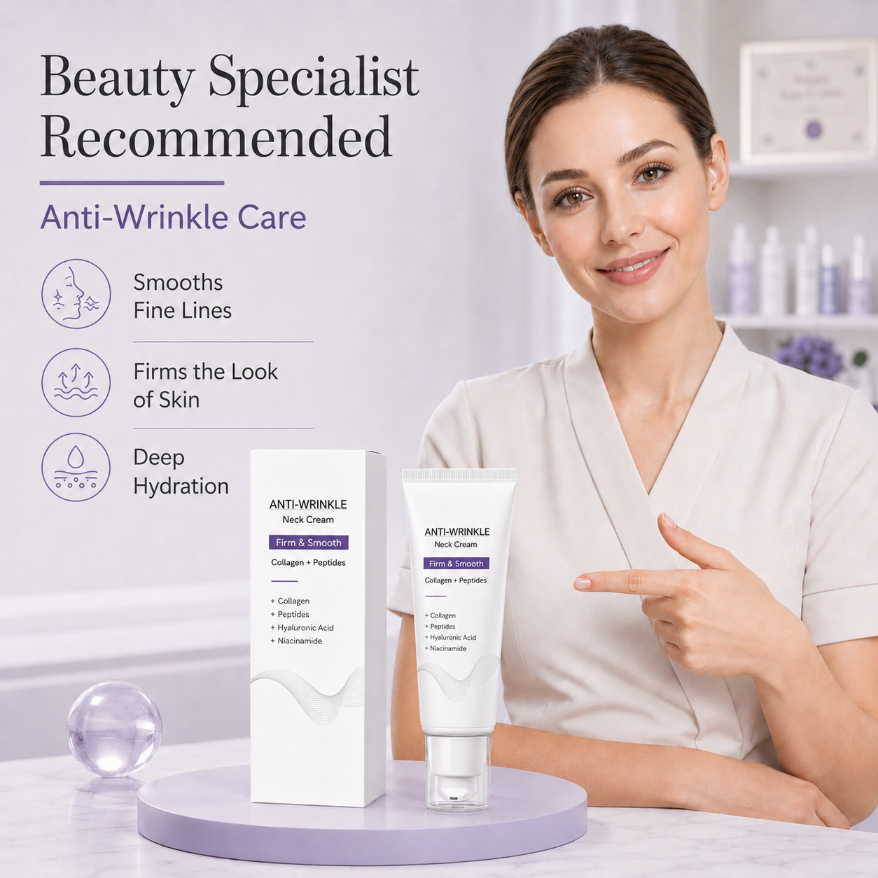 Advanced Anti-Wrinkle & Firming Cream — Smooth Fine Lines, Deeply Hydrate & Restore Firmer-Looking Skin-HJY