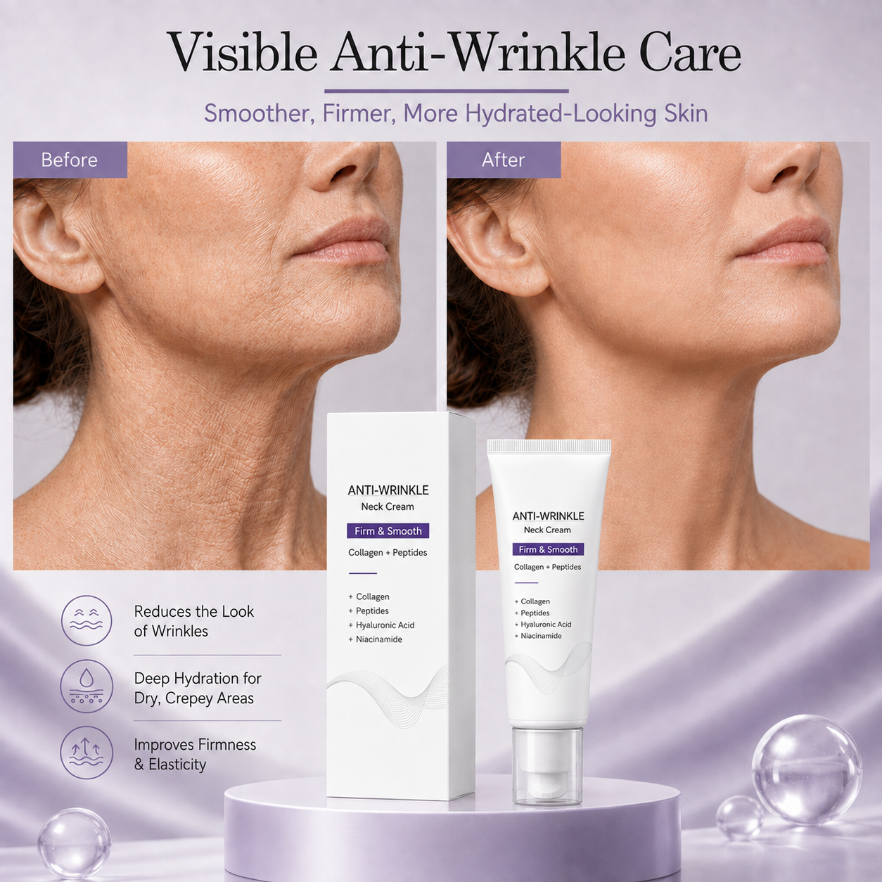 Advanced Anti-Wrinkle & Firming Cream — Smooth Fine Lines, Deeply Hydrate & Restore Firmer-Looking Skin-HJY