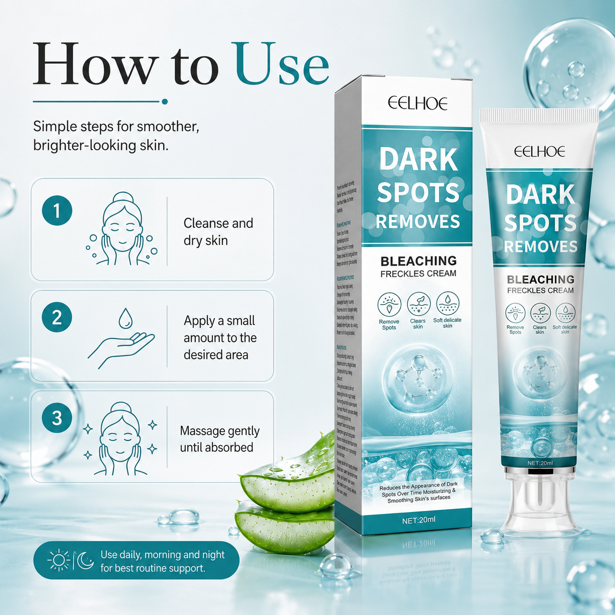 Fade the Look of Freckles & Dark Spots for a Brighter, More Even Glow-LT