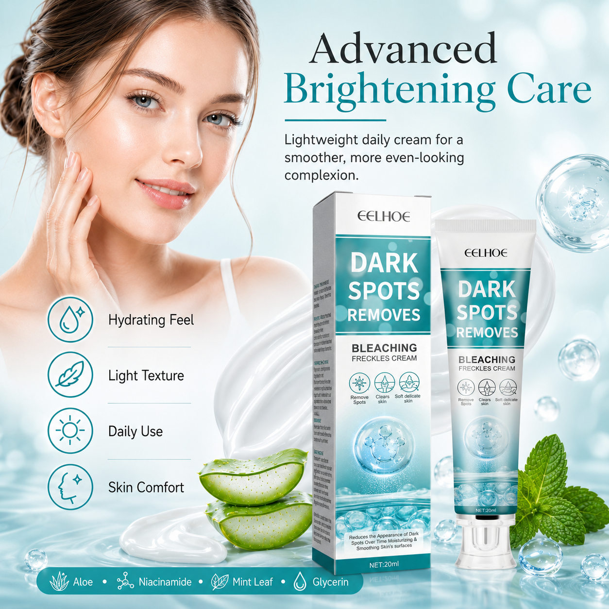 Fade the Look of Freckles & Dark Spots for a Brighter, More Even Glow-LT