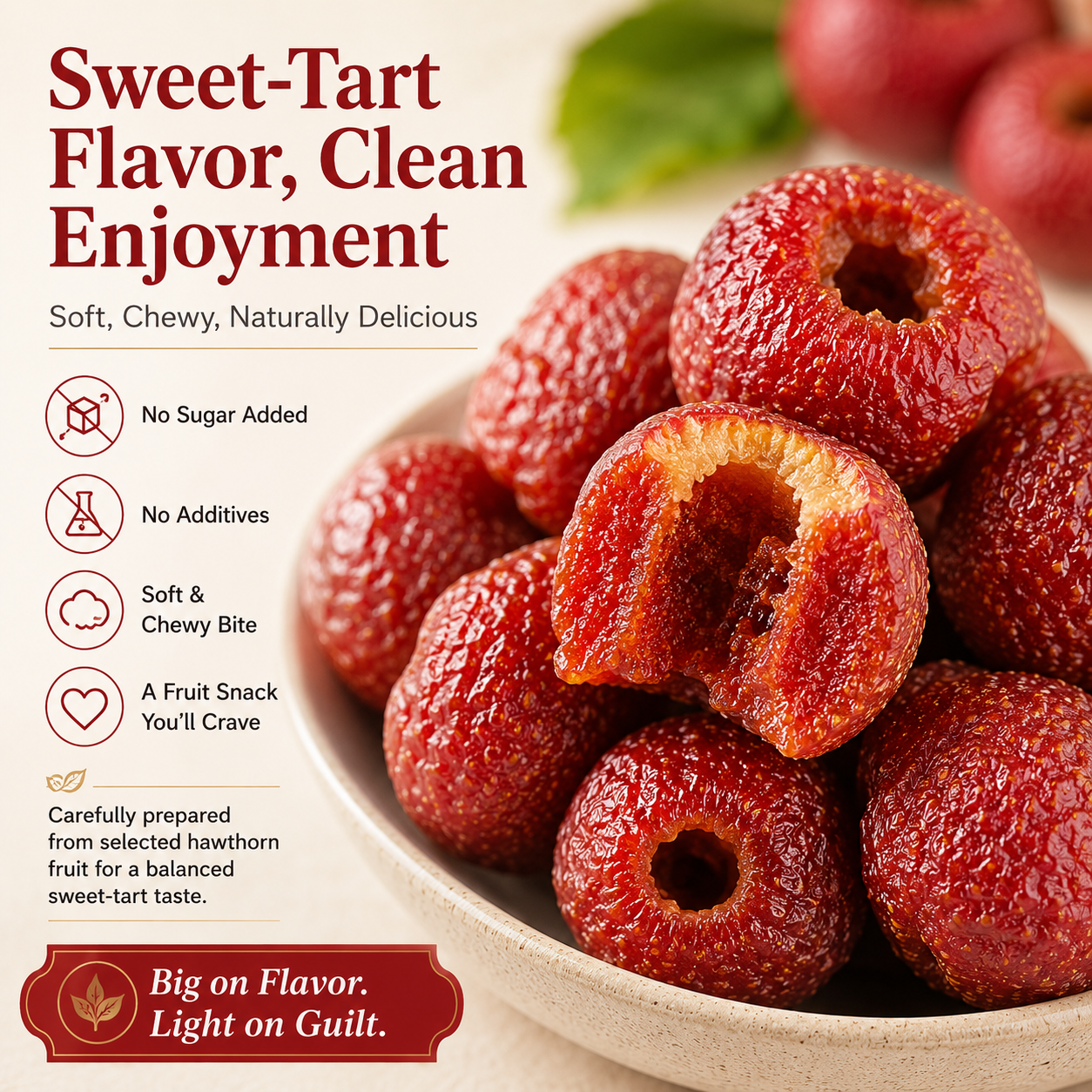 No Core Dried Hollow Hawthorn Fruits-LT