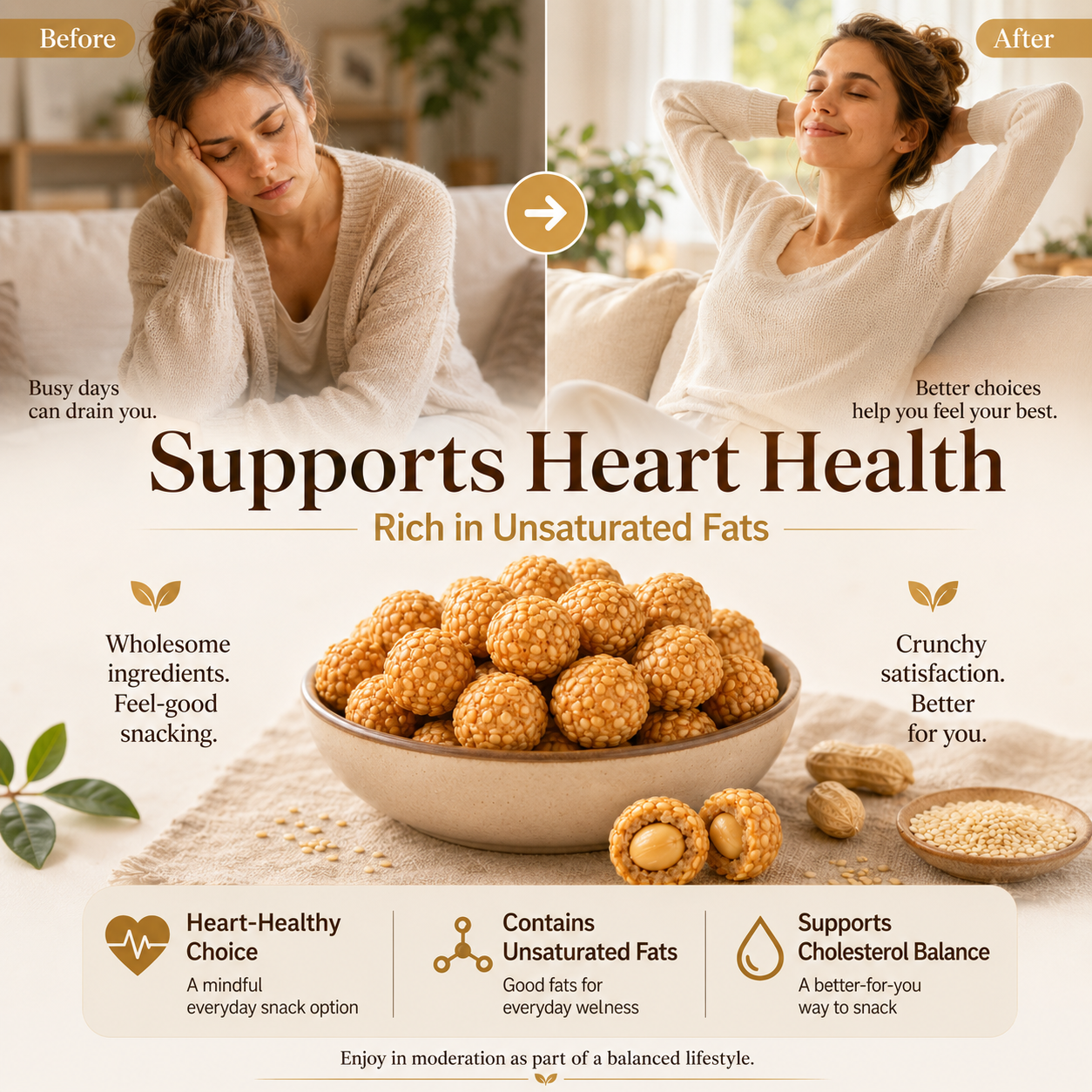 Sesame Coated Yam Peanuts-LT