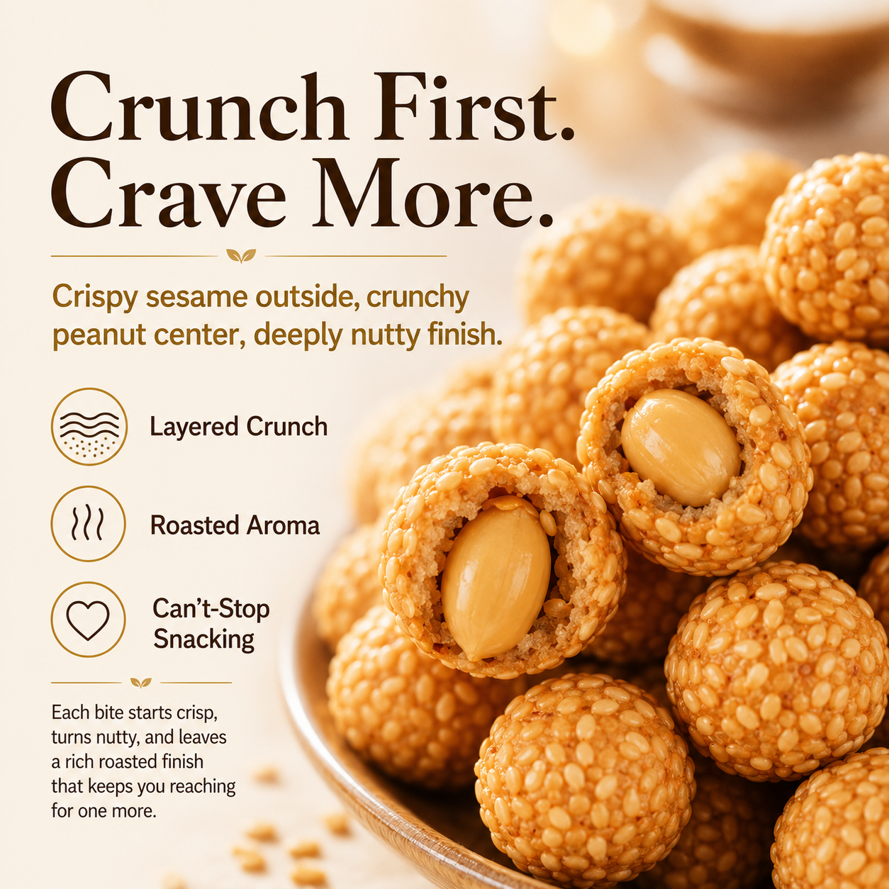 Sesame Coated Yam Peanuts-LT