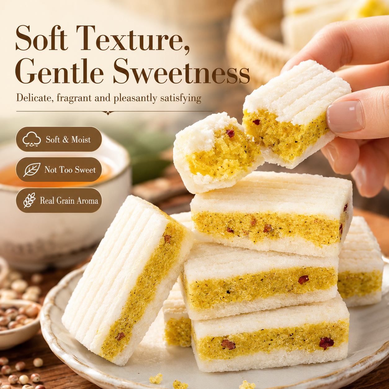 Five-Leaf Fig & Euryale Seed Cake-LT