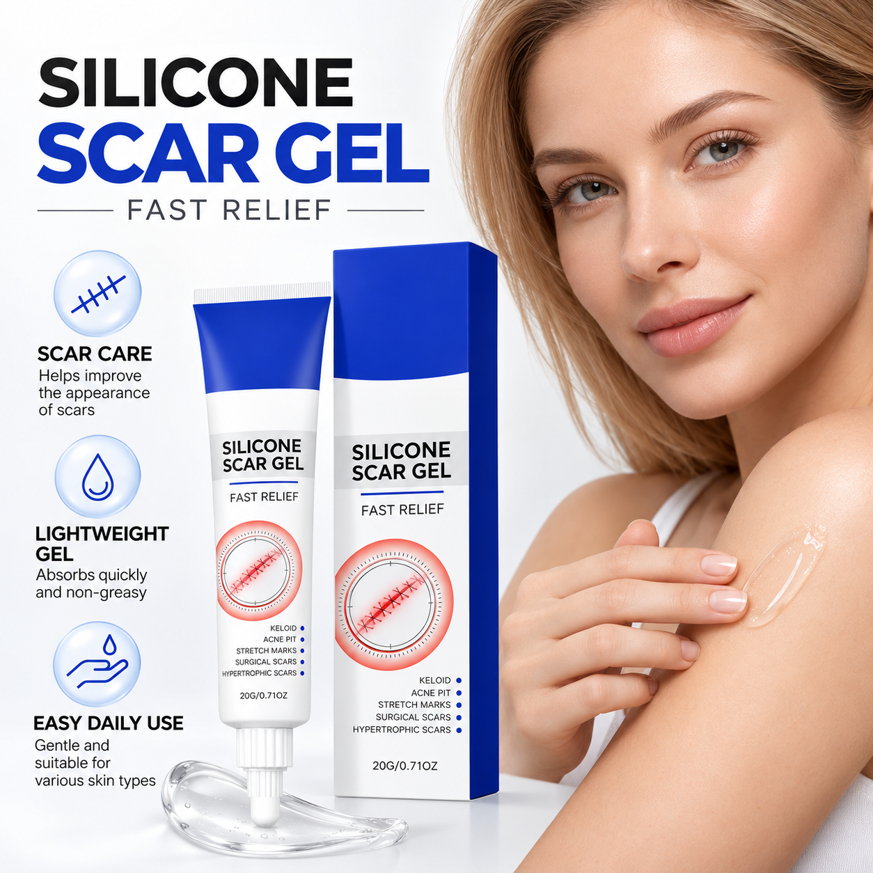 5 Tubes — Complete Scar Care Set