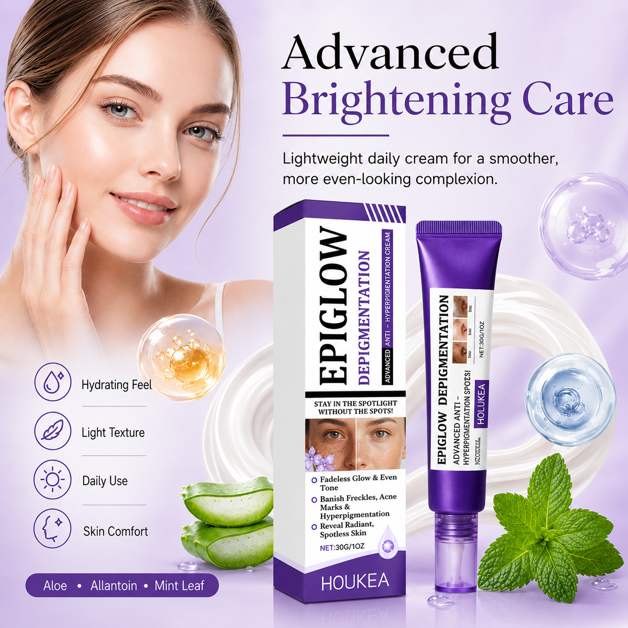 Fade the Look of Freckles & Dark Spots for a Brighter, More Even Glow-JY