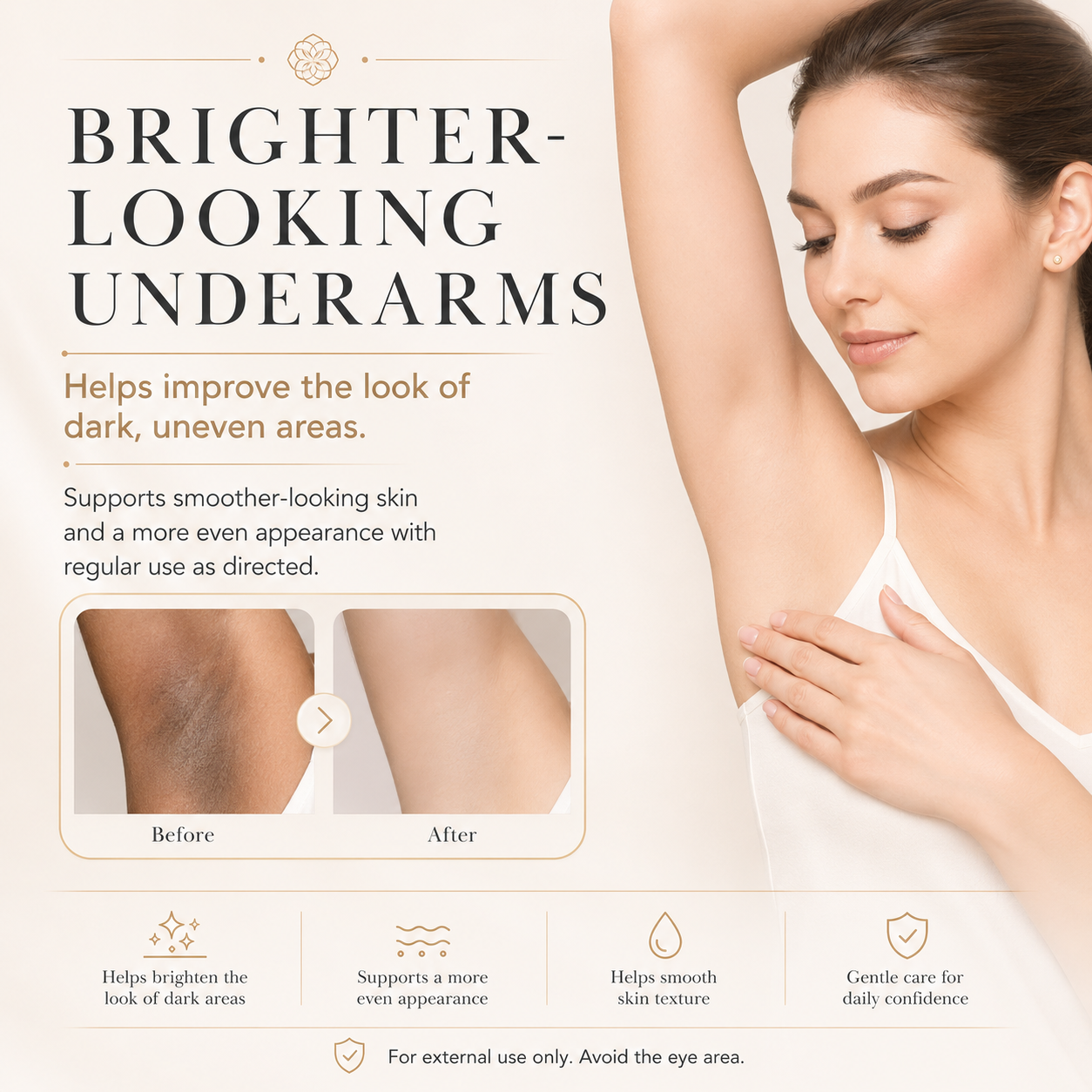 🥰Brightening Cream – Targets melanin and dark spots all over the body, evens skin tone and lightens your skin.-AUX