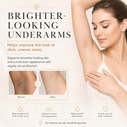 🥰Brightening Cream – Targets melanin and dark spots all over the body, evens skin tone and lightens your skin.-AUX