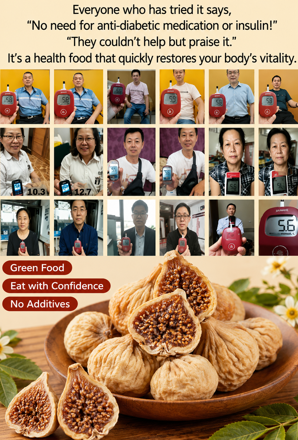Premium Sun-Dried Figs – Soft, Sweet & Naturally Jammy in Every Bite-JY