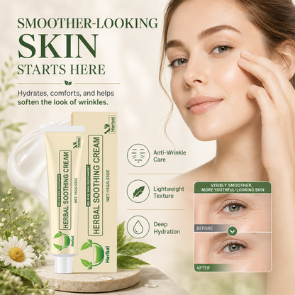 Visibly Smoother Skin Starts Here — Herbal Wrinkle Care for Dry, Aging-Looking Skin-JY