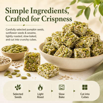 Pumpkin Seed Crunch Bites – Crispy, Nutritious & Naturally Delicious-HJY