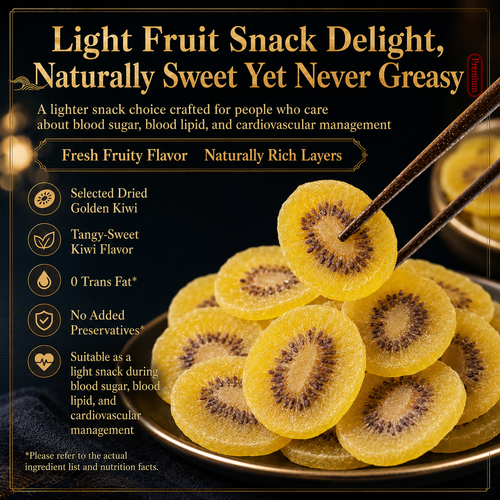 🥝 Nourish your body with high-quality natural fruit nutrition and the crisp texture of golden kiwi — a ready-to-eat snack tailored for those mindful of vascular health-CJP