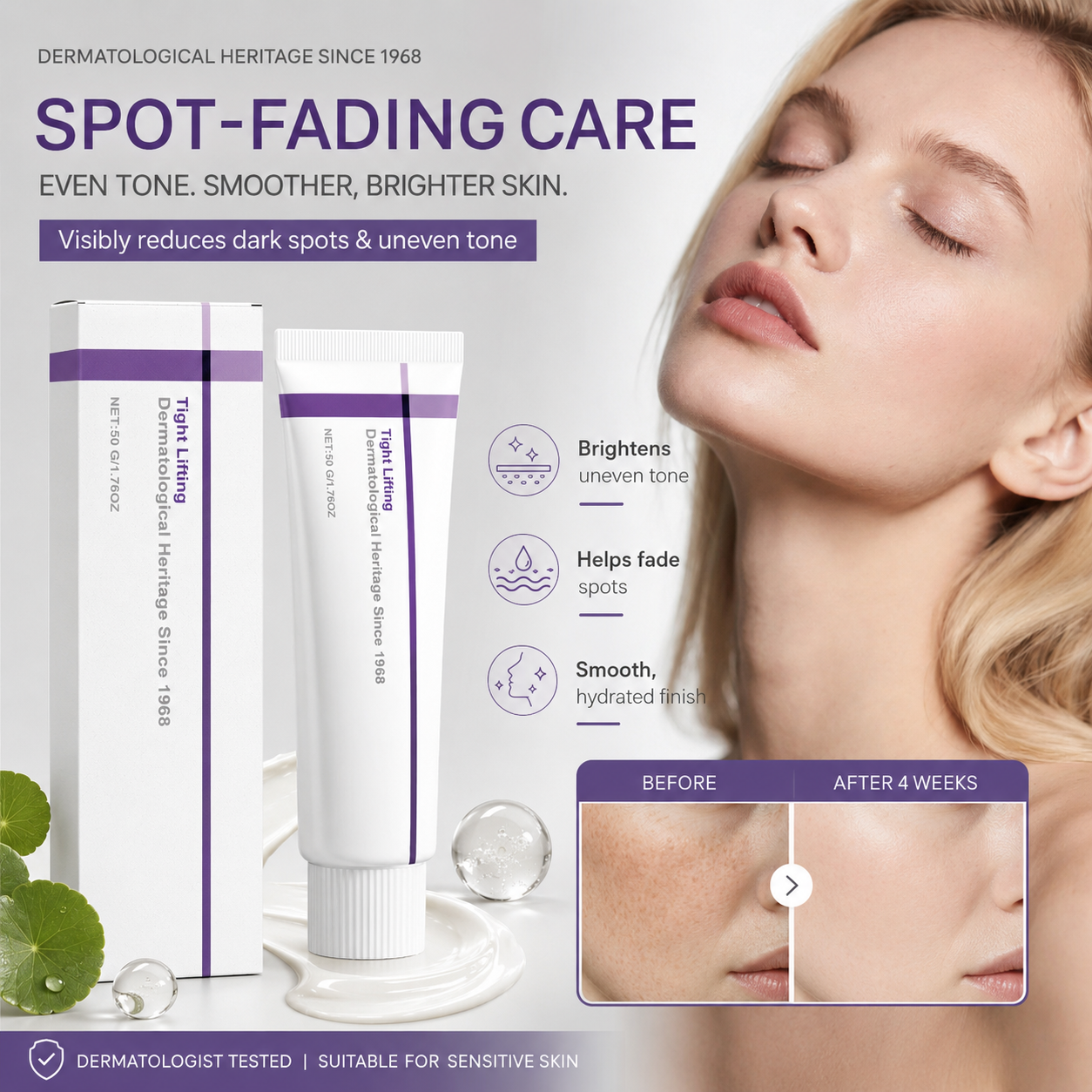 Fade the Look of Dark Spots & Reveal Brighter, Smoother-Looking Skin-HJY