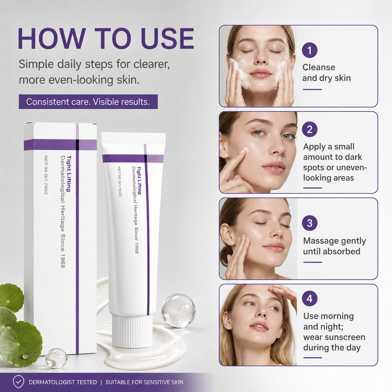 Fade the Look of Dark Spots & Reveal Brighter, Smoother-Looking Skin-HJY