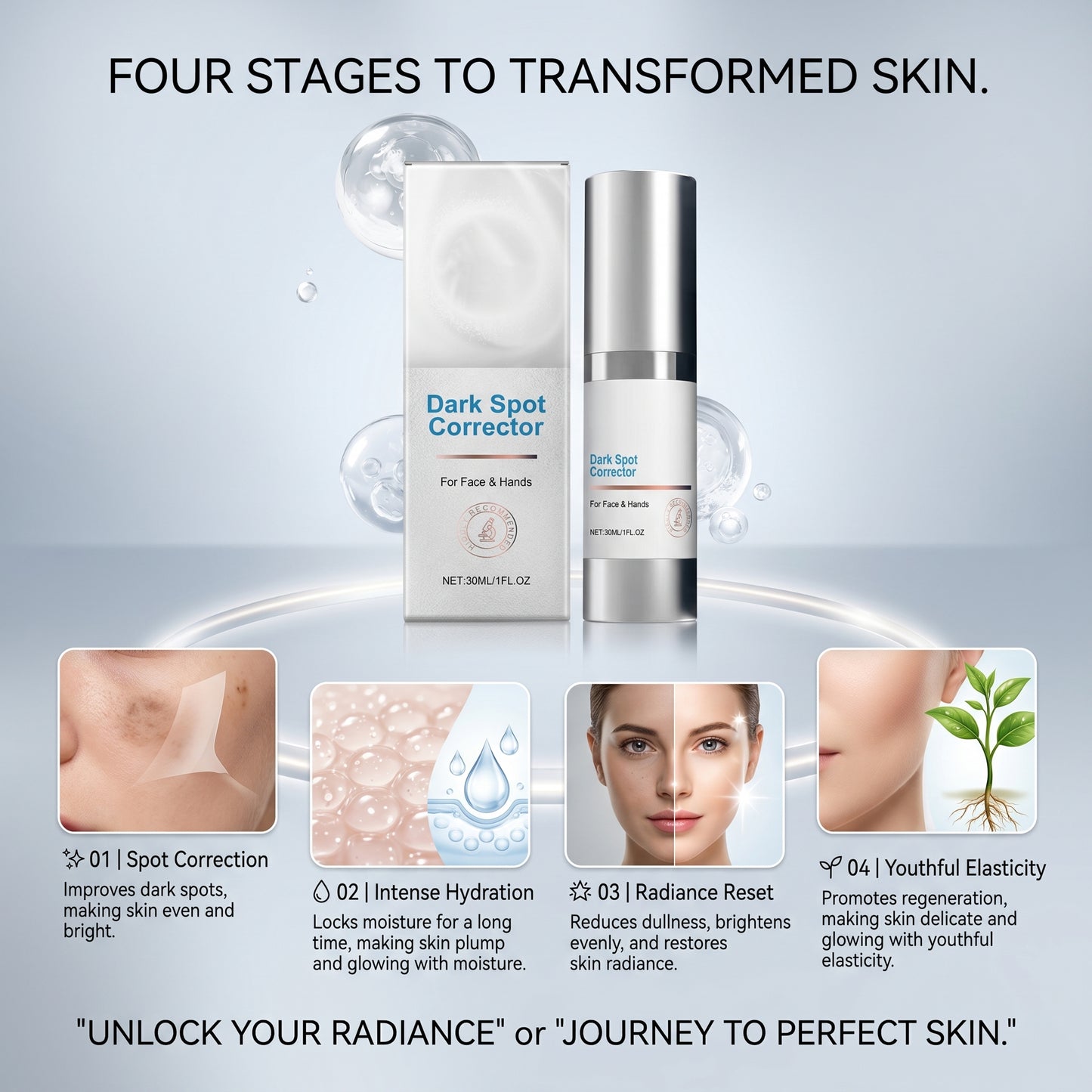 Advanced Dark Spot Repair Serum - Formulated specifically for sun spots, age spots, and melasma - XXS