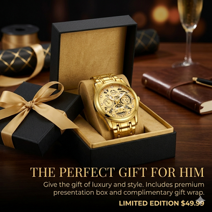 Luxury Skeleton Watch - Designer Look, European Craftsmanship-JY