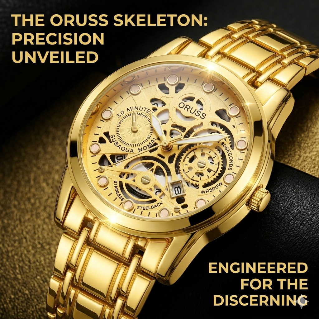 Luxury Skeleton Watch - Designer Look, European Craftsmanship-JY