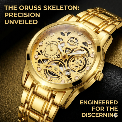 Luxury Skeleton Watch - Designer Look, European Craftsmanship-JY