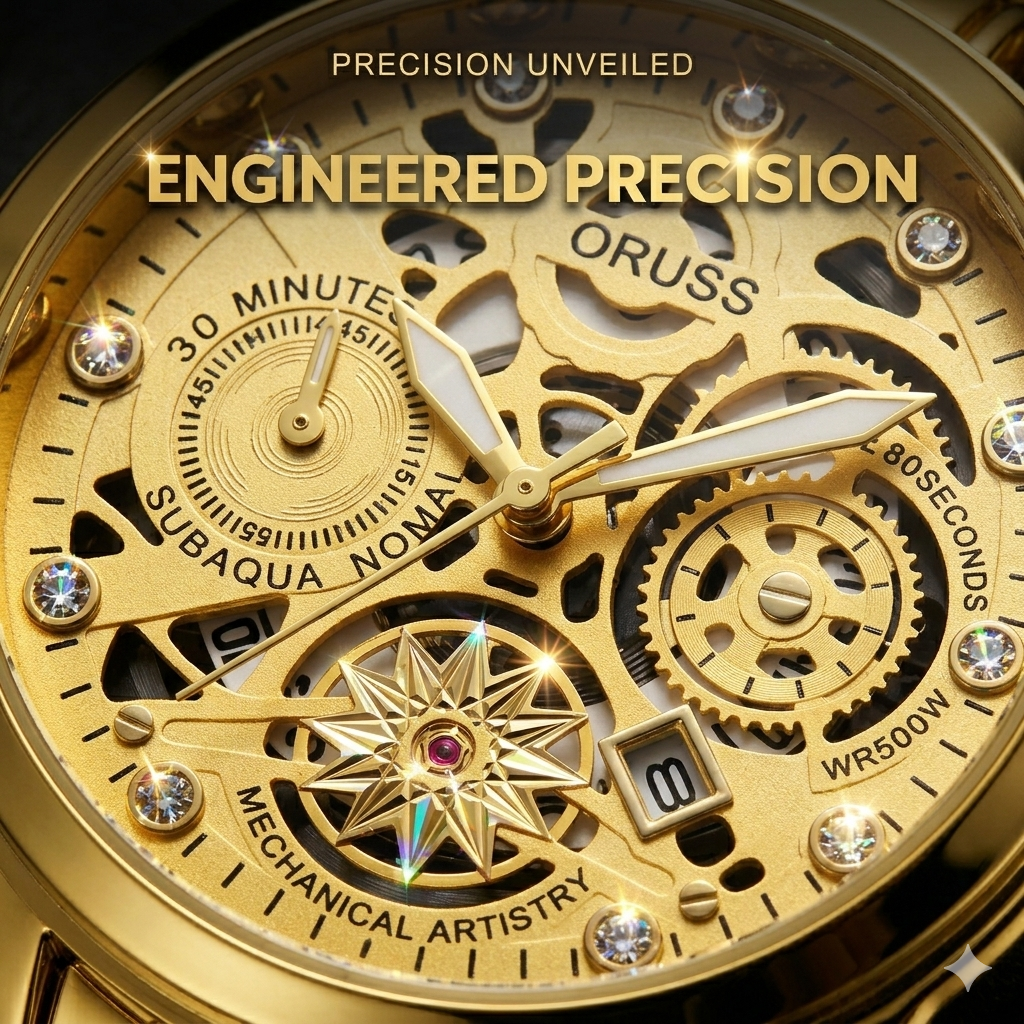 Luxury Skeleton Watch - Designer Look, European Craftsmanship-JY