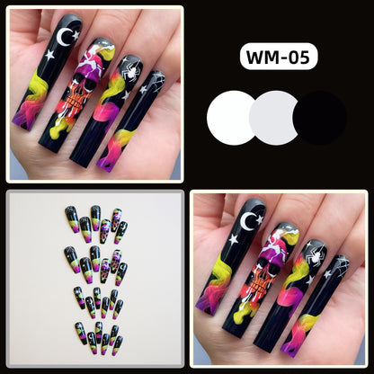 💅High-end press On Nails for Women, Reusable Glue-On Nails, ✨Easy DIY Manicure at Home-XXS
