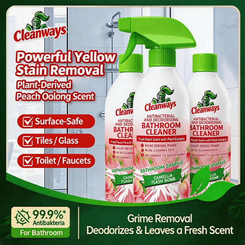 🧼Powerful Grime Removal & Deodorizer with Refreshing Peach Oolong Scent🦠-XXS