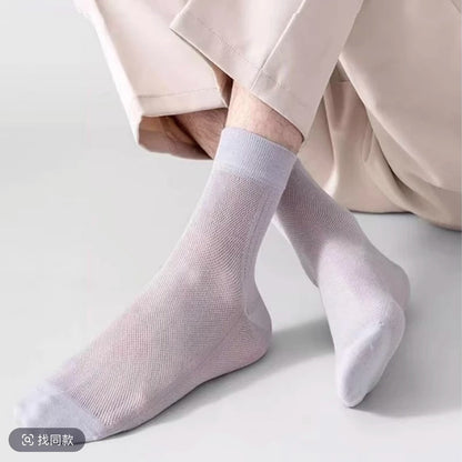 Ultra-Thin Breathable Mesh Socks for Men – Stay Cool, Dry & Comfortable All Day-JY