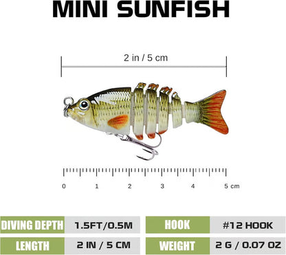 🔥 HOT SALE 49% OFF🔥2'' Lifelike Fishing Lures for Freshwater and Saltwate-EDC