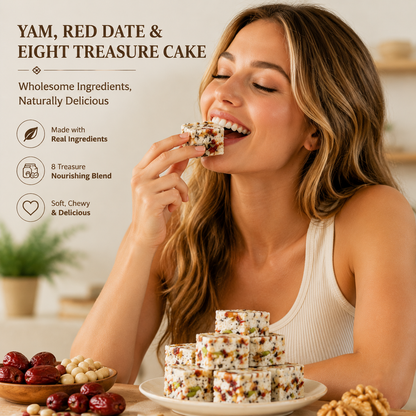 Natural Energy Snack Made With Red Dates, Yam & 8 Premium Ingredients-OKL