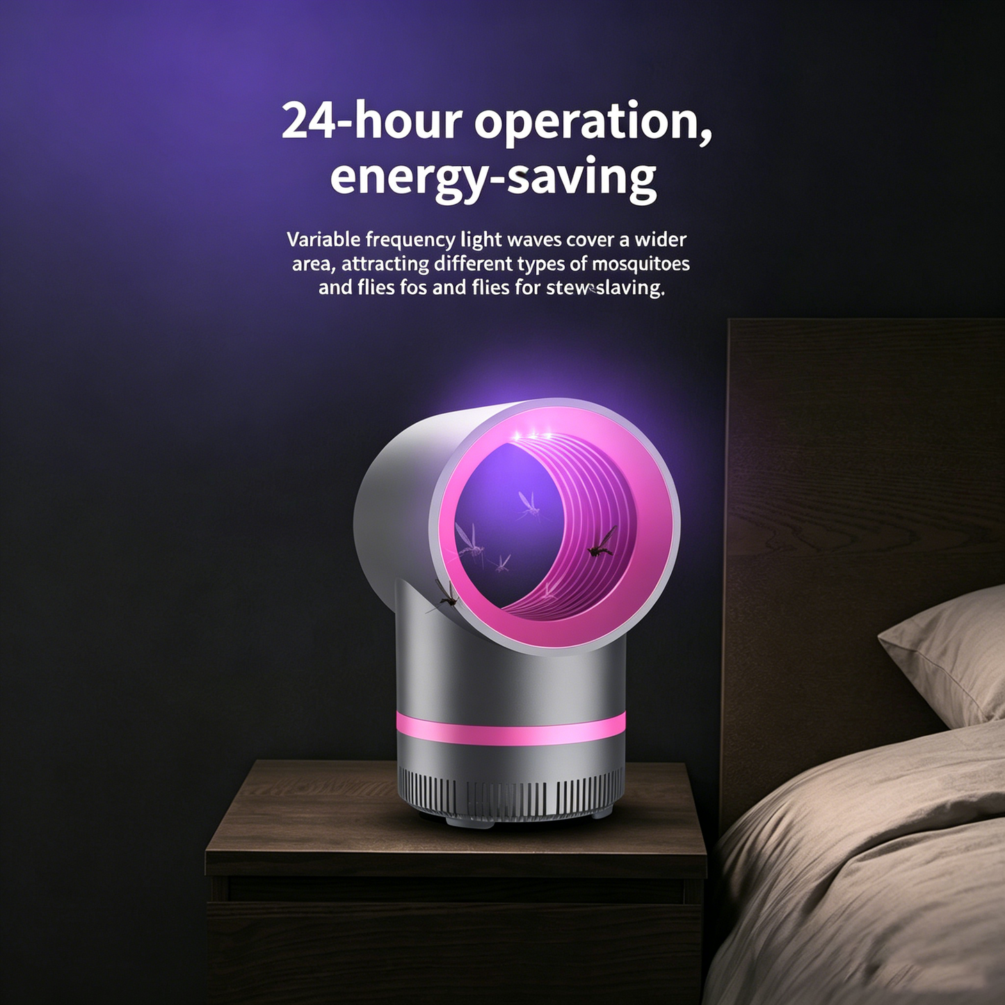360° Aero-Suction Technology! 🌀 This Modern Mosquito Killer is a GAME CHANGER. No toxic sprays, no loud zaps. 🔇 Keep your home bug-free! 🛡️-JY