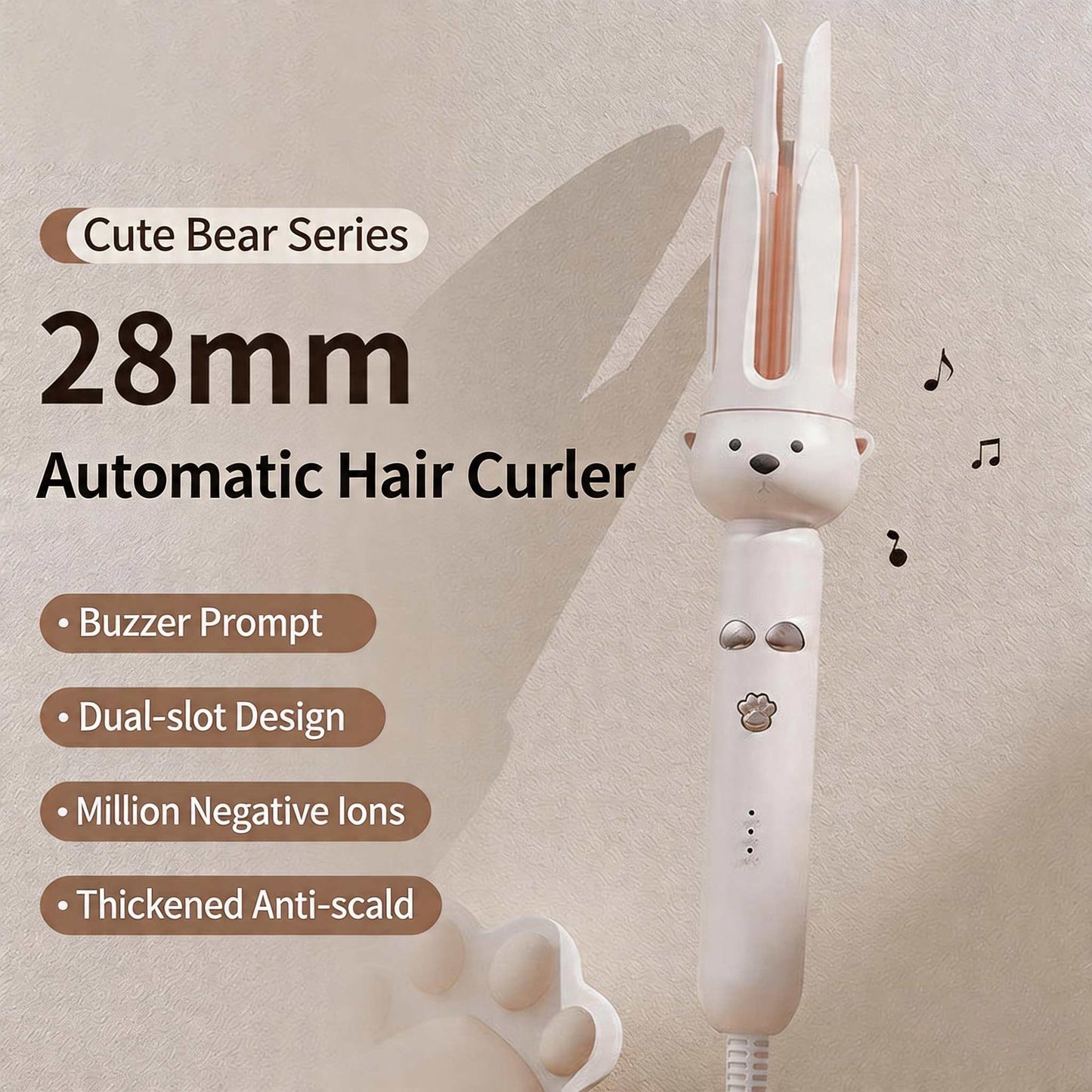 🎀Auto-Rotating Hair Curler: Perfect Bouncy Waves in Minutes! ✨-III