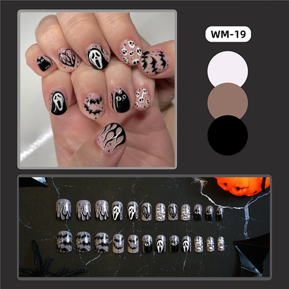 💅High-end press On Nails for Women, Reusable Glue-On Nails, ✨Easy DIY Manicure at Home-XXS