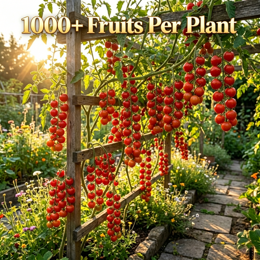 Grow Your Own Candy! 🍬 Beginner-Friendly Cherry Tomato Seeds. No Garden Needed—Perfect for Pots & Small Spaces. Watch Them Burst into Hundreds of Juicy Berries! 🍅✨