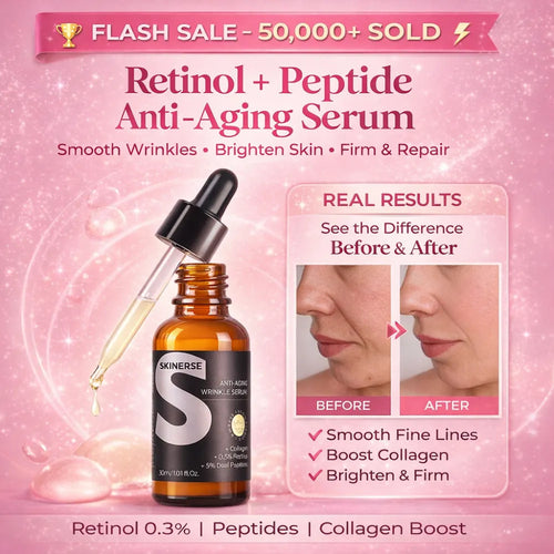 Eealnest🏆Flash Sale⚡ 50K+ SOLD! 💥- Retinol & Peptide Anti-Aging Wrinkle Serum-EDC1